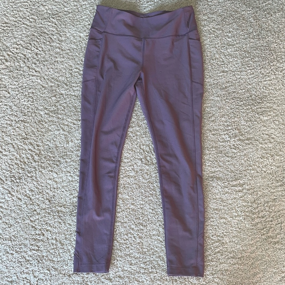 Purple leggings